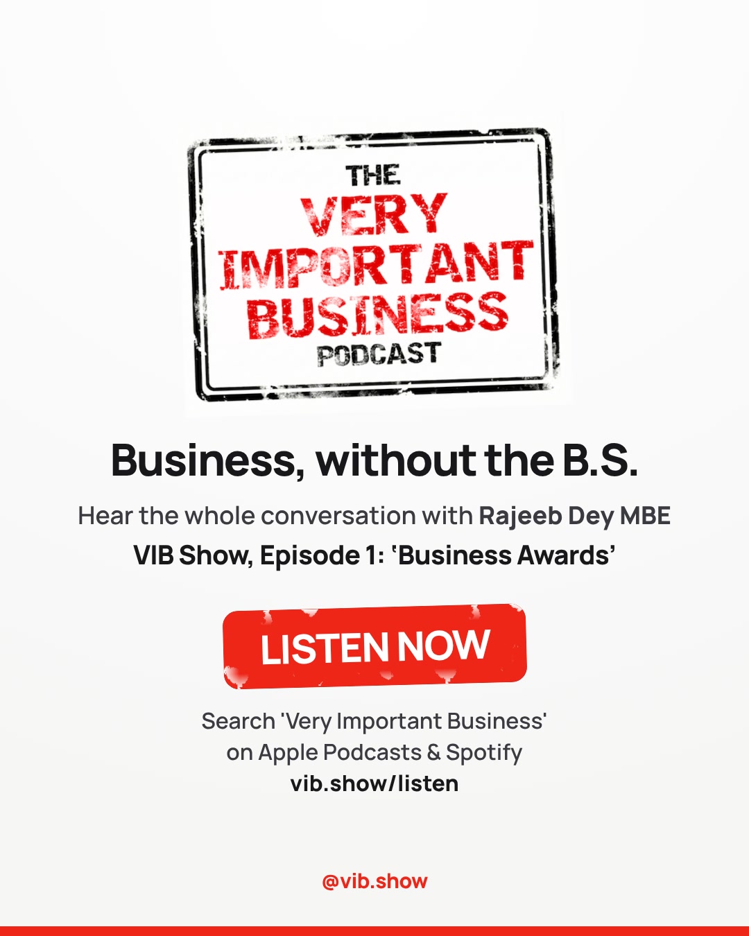 Listen to the full conversation: VIB Show, Episode 1: 'Business Awards'