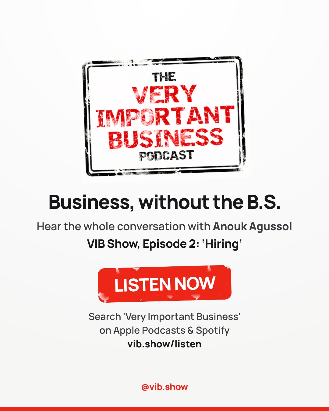 Listen to the full conversation: VIB Show, Episode 2: 'Hiring'